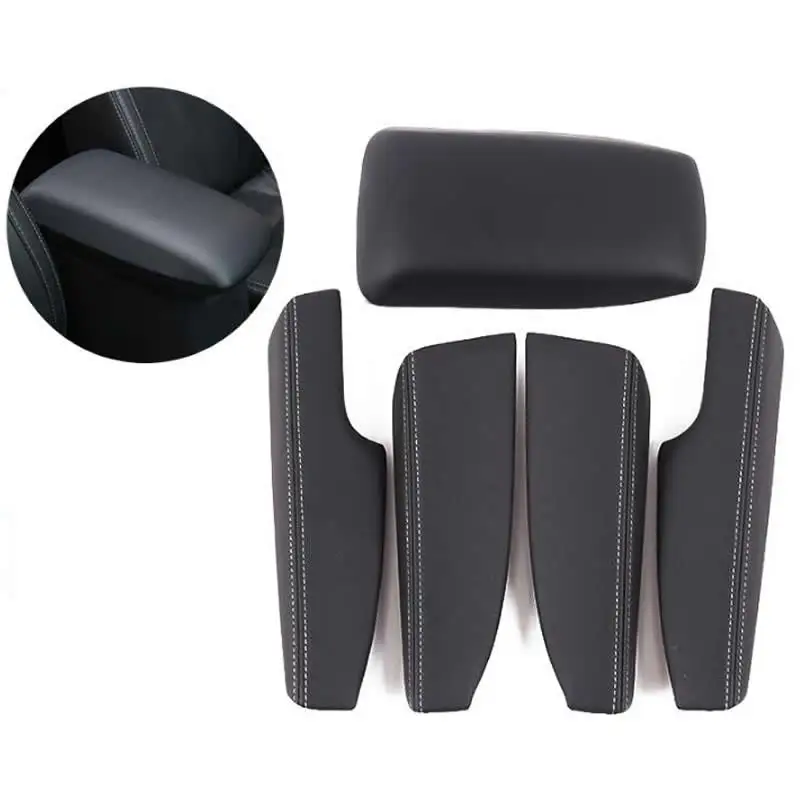 car door armrest leather cover armrest cover for toyota corolla 2013