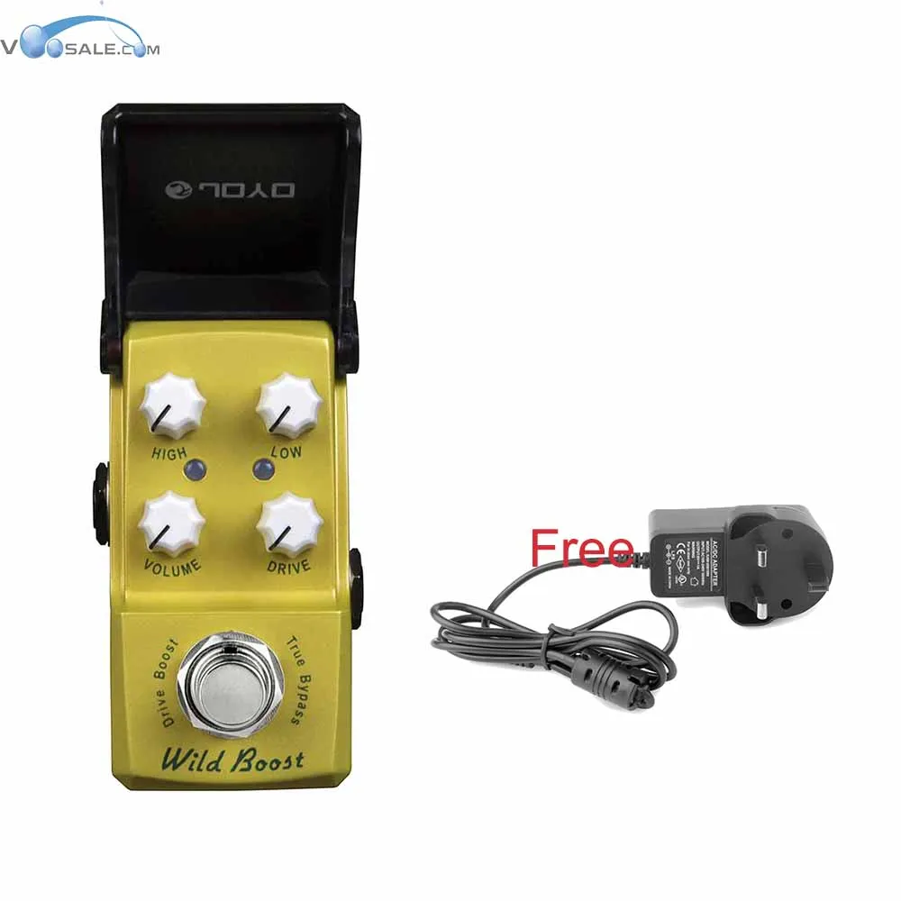 

JOYO JF-302 Wild Boost Effects Guitar Pedal Knob Guard True Bypass Guitar Accessories Mini Pedals With Guitar Cable Connector