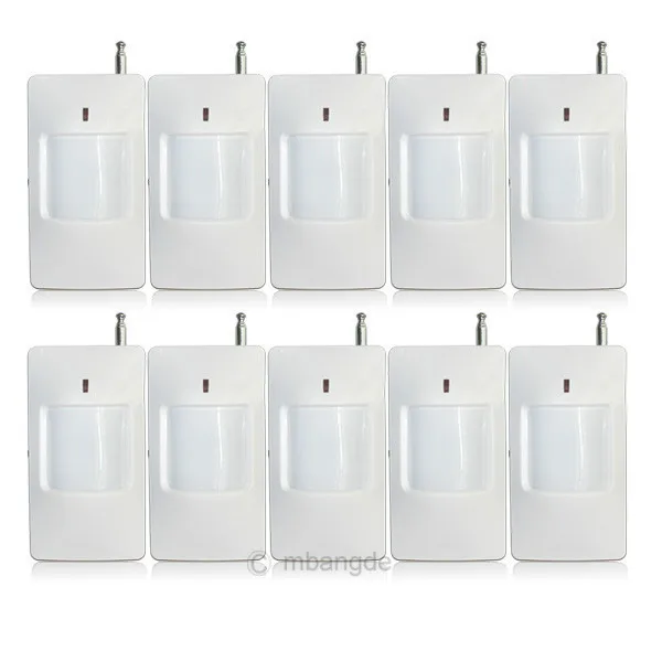 

315MHz Home Wireless PIR Infrared Motion Sensor Detector for GSM Home Alarm System,10pcs/lot