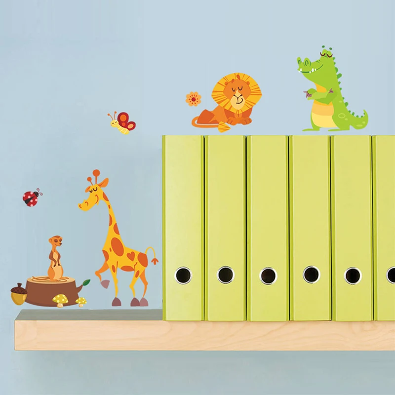 Jungle Animals Wall Decal For Kid S Rooms Nursery Decor Jungle Animals Wall Decal For Kid S Rooms Nursery Decor