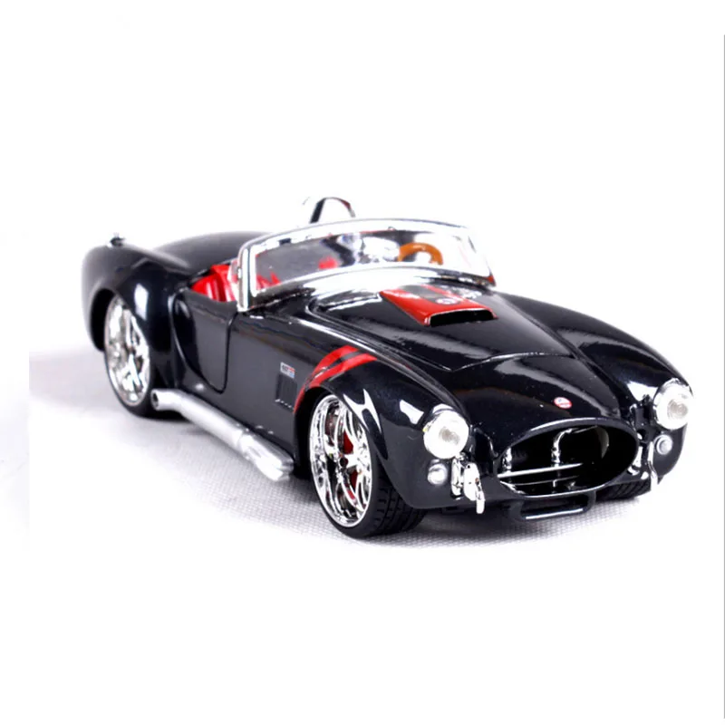 

1:24 1969 Ford Shelby Cobra Classic Car Metal Model Vintage Automobile Toy Vehicle High Simulation Diecast Decoration or Collect