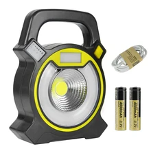 BORUiT 15 Вт COB переносной светодиодный прожектор Фонари открытый Водонепроницаемый 4-режим аварийный Точечный светильник лампа для кемпинга Пеший Туризм палатки светильник