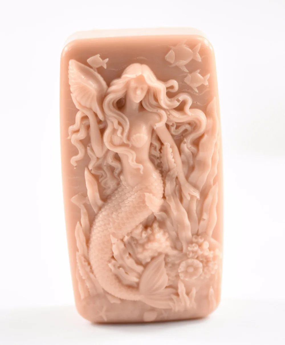 3D Mermaid Mold S531 Craft Art Silicone 3D Soap Mold Craft Molds DIY