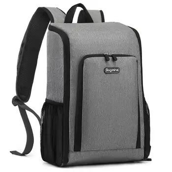 

Bagmine 20L Picnic Backpack Basket Portable Cooler Insulated Box Travel Lunch BBQ Camping Outdoor Picnic Bag Foldable Waterproof