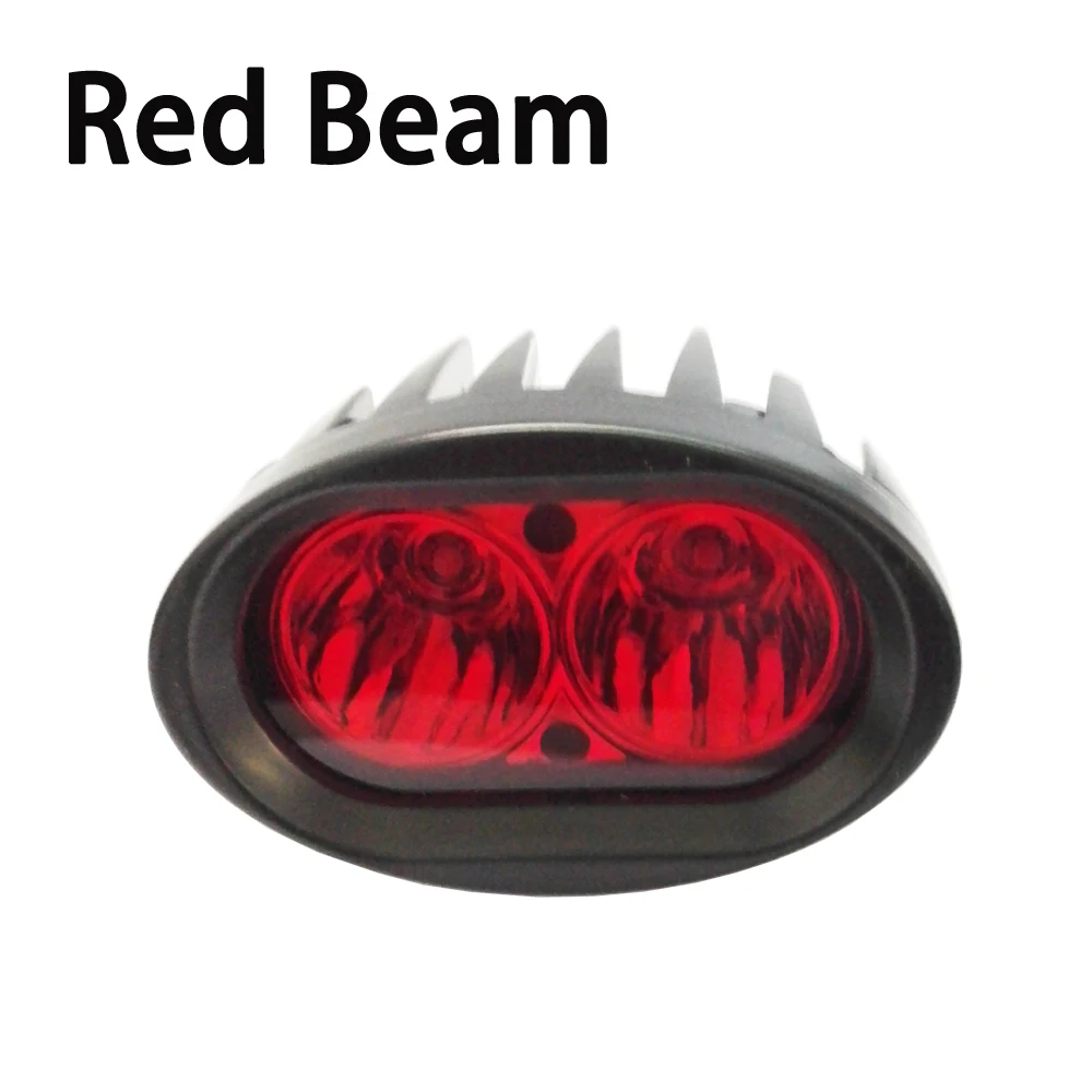 20 Вт светодиодный прожектор вилочного погрузчика красный цвет желтый, синий; размеры 34–43 Предупреждение лампа для безопасной работы с химическими веществами светильник 10~ 60V DC вилочный погрузчик светодиодный Предупреждение светильник