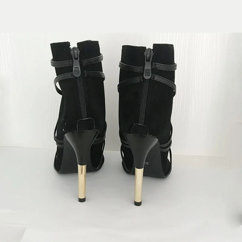 Летние женские сандалии-гладиаторы на высоком каблуке с открытым носком; пикантная женская обувь; модные туфли-лодочки на шпильках с перекрестной шнуровкой размера плюс; zapatos mujer