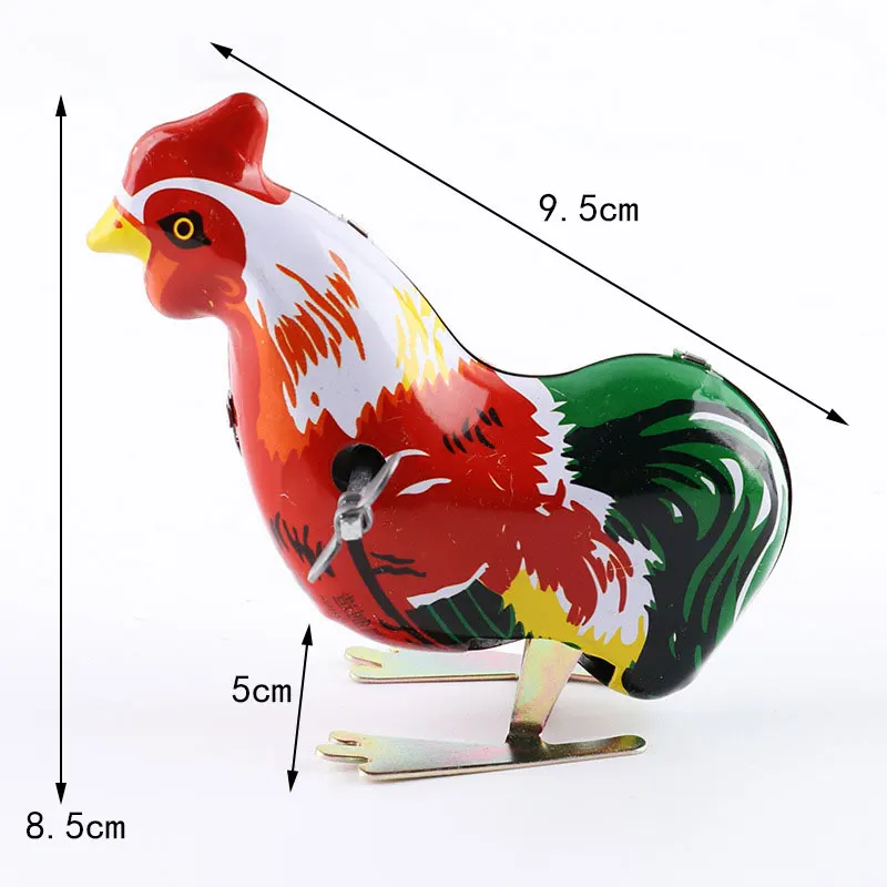 Saizhi Классические мини заводные животные петух цыпленок дети заводятся дети Educatinal высокая имитация цыпленок игрушки SZ1929