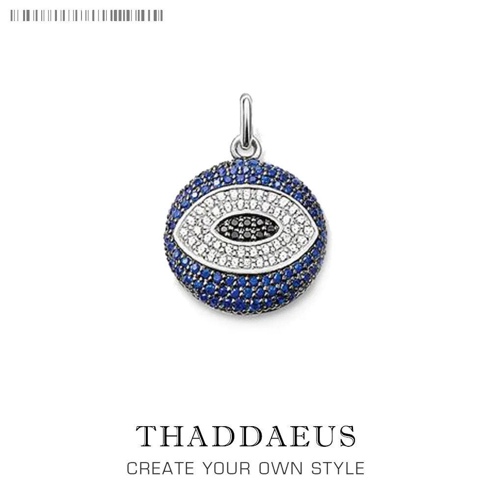 Pendant Turkish Eye ,2019 Brand New Fashion Jewelry Europe Style Bijoux Trendy 925 Sterling Silver Gift For Woman afbeelding