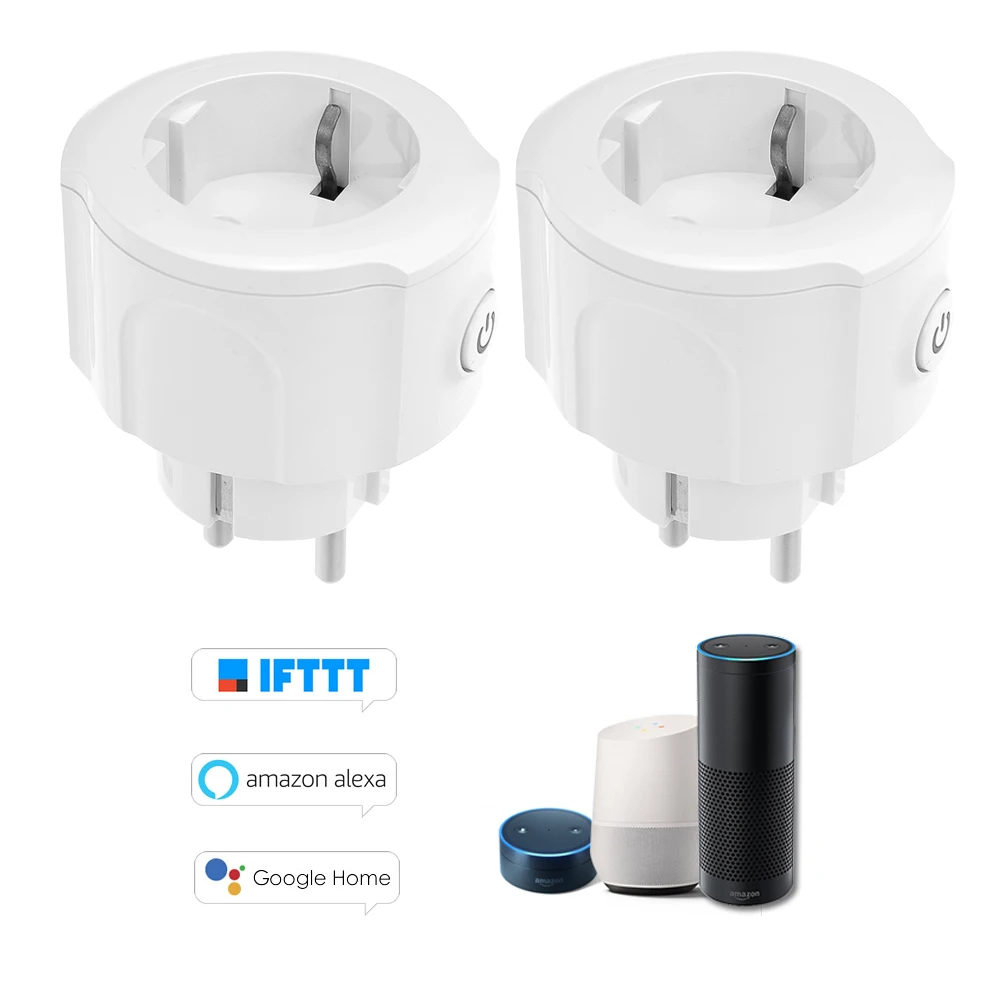 

Wifi Smart Socket Plug APP Smart Remote Control Timing Function Voice Control EU Plug Type E for Amazon Alexa Google Home IFTTT