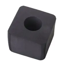 Лидер продаж года 1x микрофон интервью из АБС-пластика с логотипом флаг квадратный Station 4 Двусторонняя защита от разрывов черный