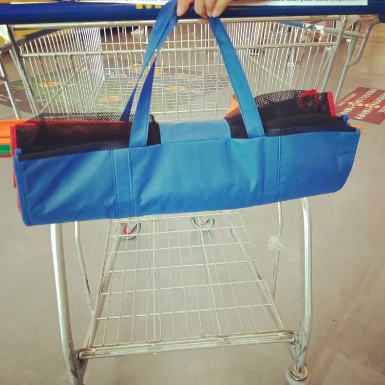 Сумки тележки многоразовый мешок с охладитель Складная тяжелых большие мешки покупателя супермаркет Бакалея Tote Bolsas де тела