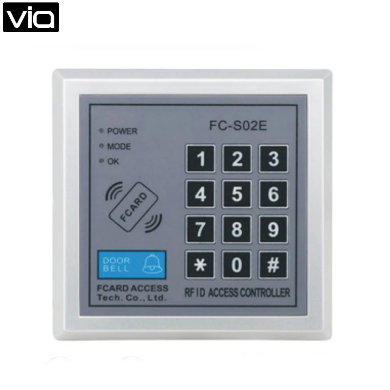 FC-S02E Free Shipping RFID Proximity Entry Door Lock DC 12V Security password &amp 125KHZ EM | Безопасность и защита