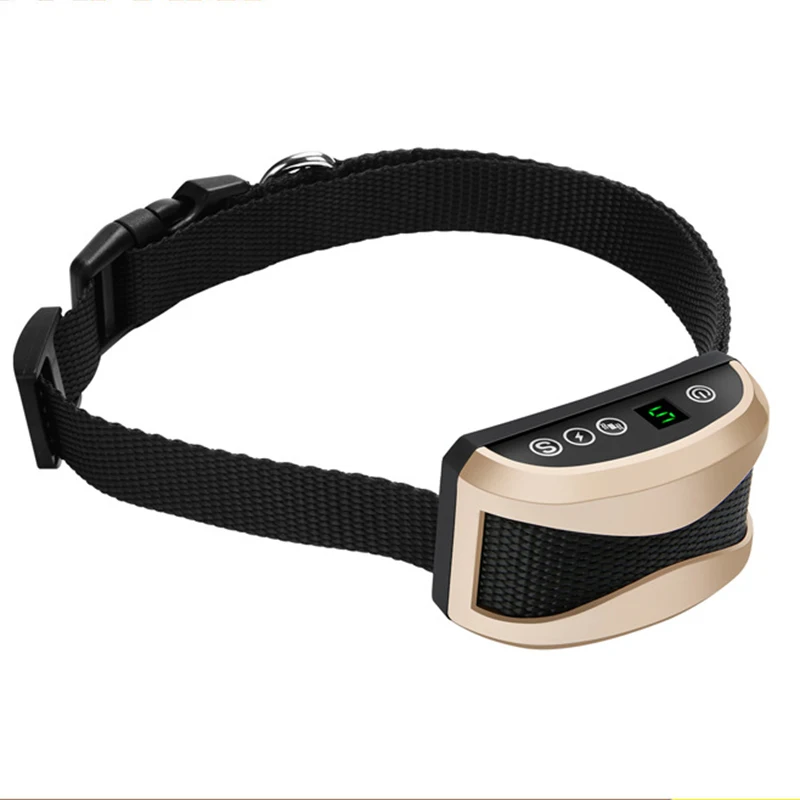 Electronic Automatic Dog Training Collars Stop Barking Collar With LED Digital Display Vibration Charging Electric Shock Collars3