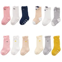 3 Pairs/Lot Baby Children Socks Whit Grips Cotton Cartoon Breathable High Tube Socks for Kids Baby Boys Girls Free Shipping 3 Pairs/Lot Baby Children Socks Whit Grips Cotton Cartoon Breathable High Tube Socks for Kids Baby Boys Girls Free Shipping