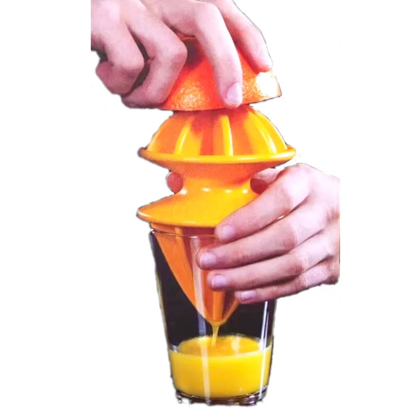 

With Funnel Manual Citrus Juicer for Orange Lemon Fruit Squeezer Original Juice Child Healthy Life Potable Machine Kitchen Tool