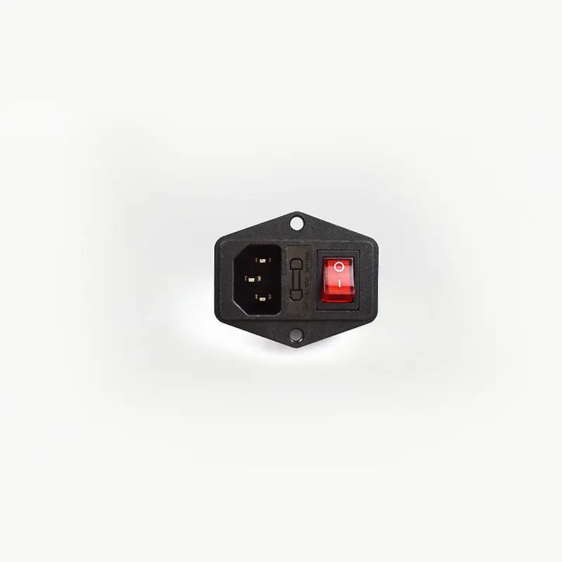 

Arcade Computer Cabinet Switched Power Socket Connector AC 250V Lighting with Fuse Holder for Jamma and Mame DIY Game Machine