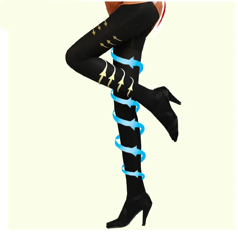 680D Lycra Stovepipe Medical Compression Pressure Slimming Leggings