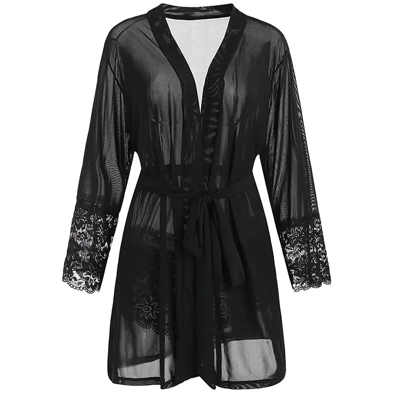 PlusMiss Plus Size Sexy Lace Sex Lingerie Chemise Babydoll Big Size See Through Baby Doll Hot Erotic Transparent Costume Dress