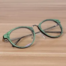 NOSSA, винтажные очки, Ретро стиль, для мужчин и женщин, оправа с линзами при миопии, мужские и женские очки по рецепту, оправа