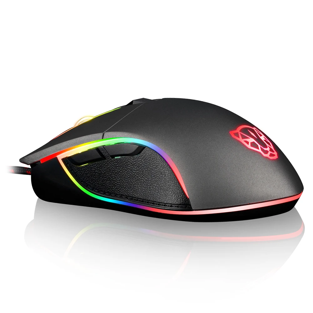 Motospeed V30 профессиональная игровая мышь USB Проводная оптическая Регулируемое