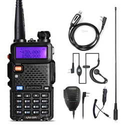Walkie Talkie Baofeng UV-5R Radio Station 128CH VHF UHF Two-way Radio cb Portable baofeng uv 5r Radio For Hunting uv5r Walkie Talkie Baofeng UV-5R Radio Station 128CH VHF UHF Two-way Radio cb Portable baofeng uv 5r Radio For Hunting uv5r