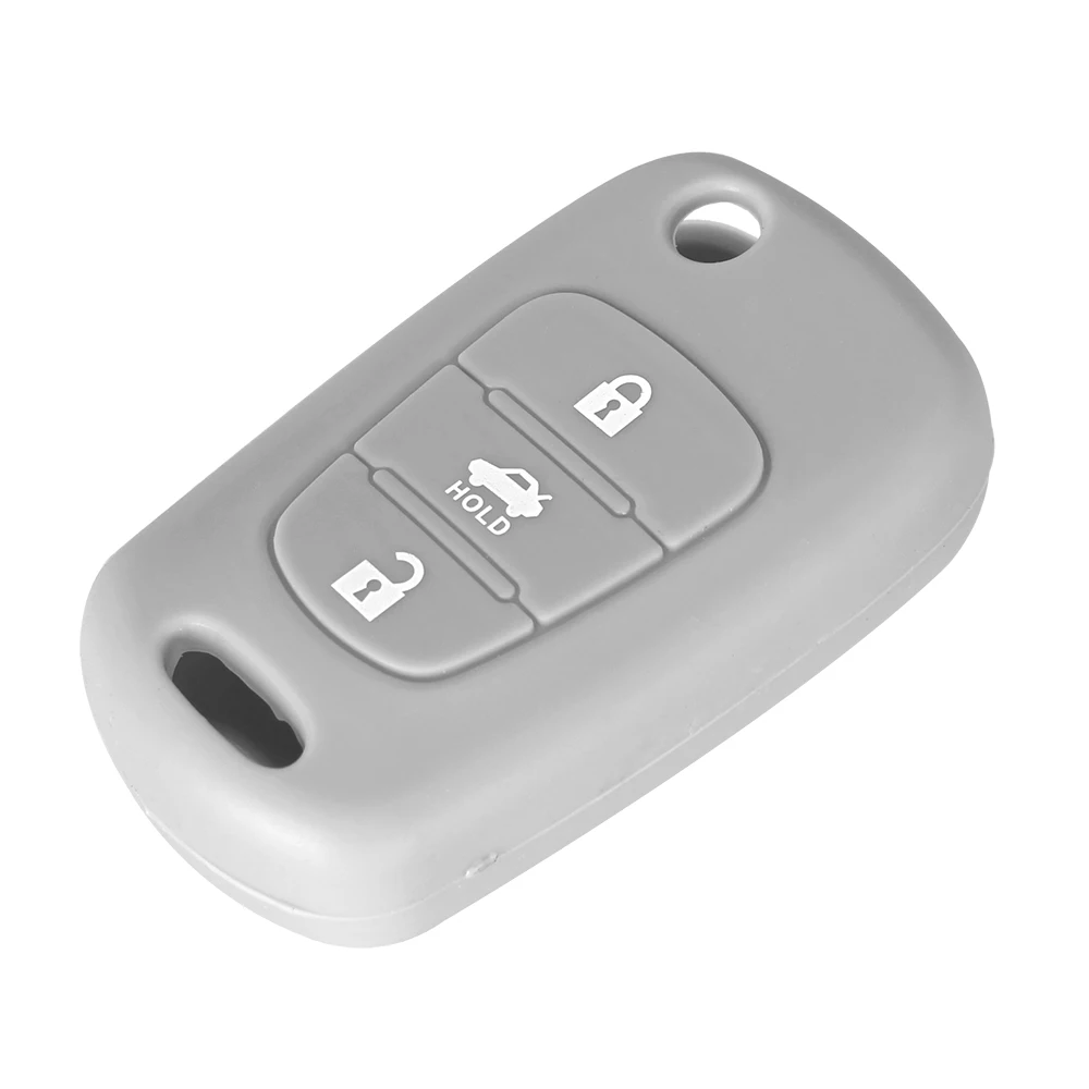 KEYYOU 20X3 кнопки силиконовые ключа автомобиля чехол Обложка для hyundai i20 i30 i35 iX20 iX35 ix30 Solaris для KIA K2 K5 Sportage Sorento