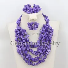 Коралловые бусины наборы ювелирных изделий нигерийские Африканские свадебные украшения набор невесты подарок ювелирные изделия Роскошные CNR267