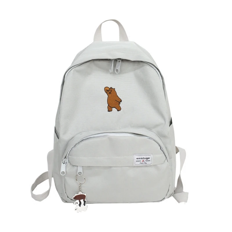 

New Female Quality Backpack Single We Bare Bears Pattern School bags Young Students Designers Casual Shoulder bags nbxq278