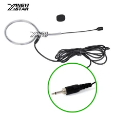 10 шт. один наушник проводной Конденсатор микрофон 3,5 мм Винт Mikrafon микрофон для беспроводной системы передатчик