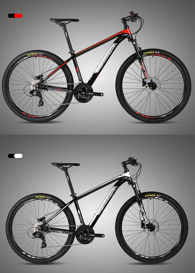 Discount TWITTER 26/27.5 inch Mountain Bike 24 Speed Aluminum Alloy MTB Bicycle 14
