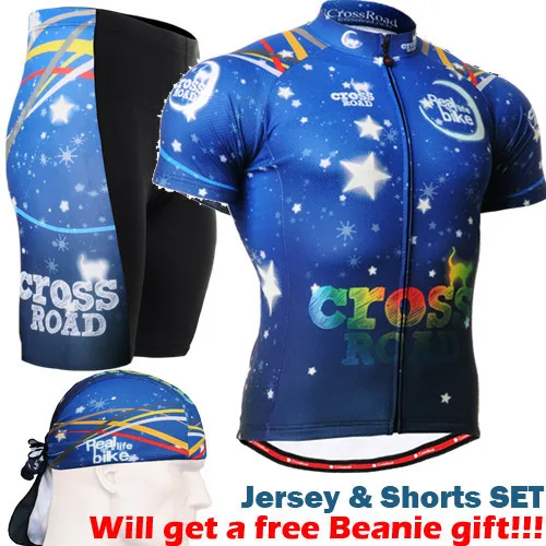 Brand Cycling Sets Women Mens Cycling Jersey Gel Pad Bike