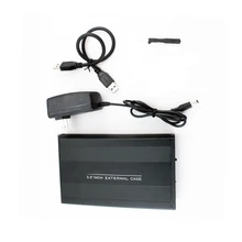 

GZGMET 3TB hdd enclosure 3.5" 12V 2A Notebook Desktop PC HARD disk USB 2.0 Aluminum external enclosure 3.5