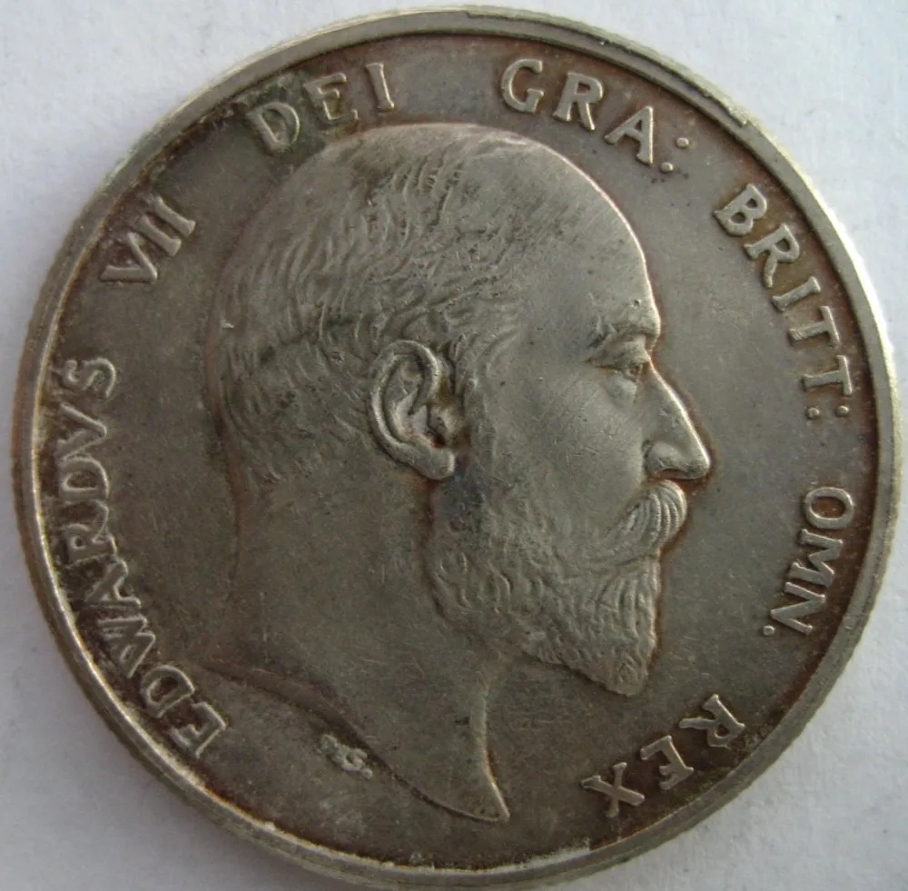 

great britain 1902 1/2 CROWN copy coins