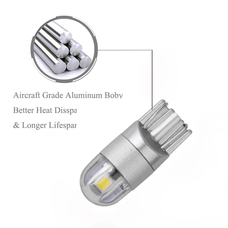 2x светодиодный автомобильный парковочный светильник T10 W5W, светильник на танкетке для Toyota Corolla Avensis Yaris Rav4 Hilux Prius Camry 40 Celica Выше Prado Verso