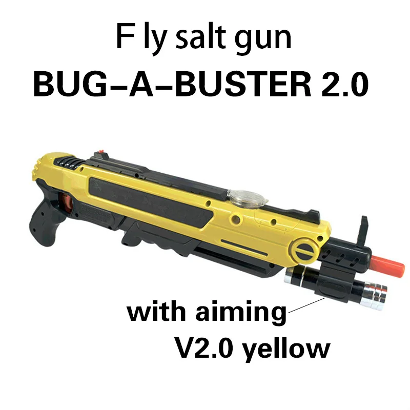 

12 colores disponibles nuevo Hot Bug Salt Fly Gun Salt and Pepper Bullets Blaster Airsoft para Bug Blow Gun Mosquito modelo jugu