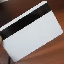 1000 шт./лот пустой для печати Пластик марка «hico» магнетическая лента карты