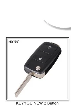 KEYYOU 20X Для VW Passat Polo Golf Touran Bora Ibiza Leon Octavia Fabia 3 кнопки складной Автомобильный Дистанционный флип-чехол для ключей Fob