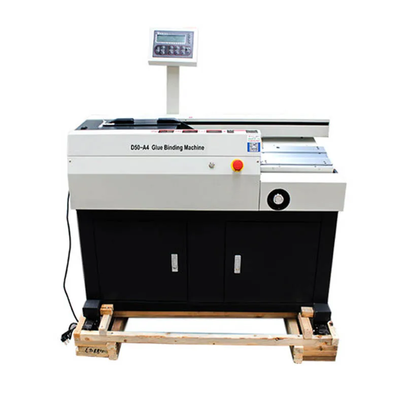 A4/A3 size Automatic glue binding machine D50A4 book contract binding