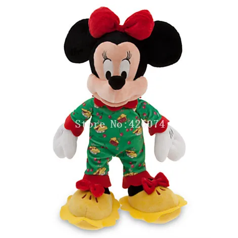 

New Christmas Pajamas Minnie Duck Pluto Plush Kids Stuffed Toys For Children Gifts