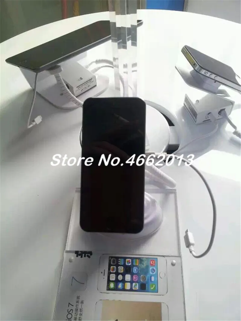 10 X мобильный телефон охранной сигнализации выставочная стойка системы держатель anti theft держатель с акриловый ценник для Apple Mi huawei