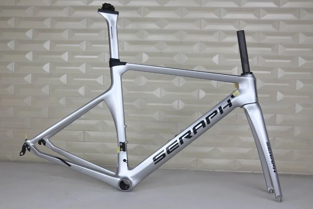 Excellent SERAPH paint carbon bicycle frame Custom painting  TanTan company.  factory sale OEM products  road carbon frame TT-X1 frame 12