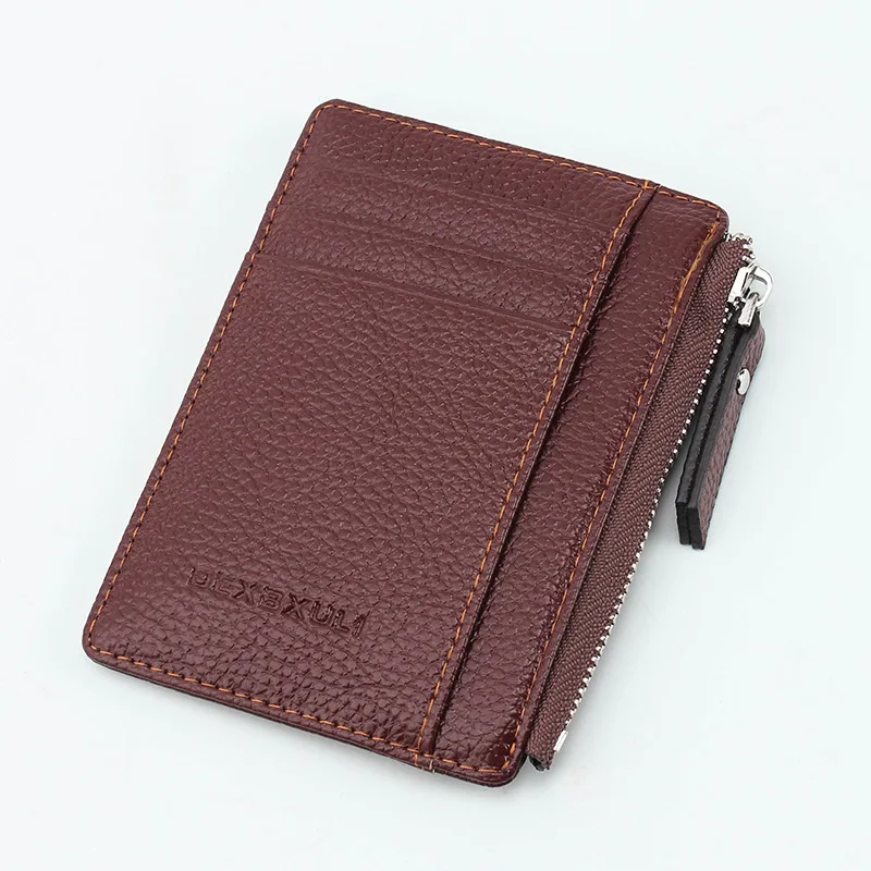 

New Multi-card Men's Wallet Multi-function Zipper Mini Short Wallet Multicolor Solid Color Coin Purse MQB-11