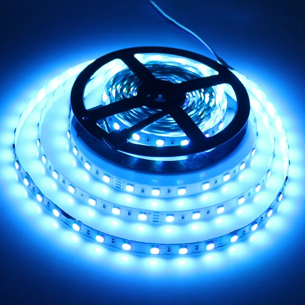 buy Tanbaby 5M SMD 5050 rgb+44key controller+24V 2A led strip 60led M NON waterproof flexible indoor ribbon decoration lamp 45