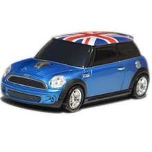 Officially licensed Mini Cooper with union jack wireless mouse best gift for girl friend cool gift for car fans car accessories