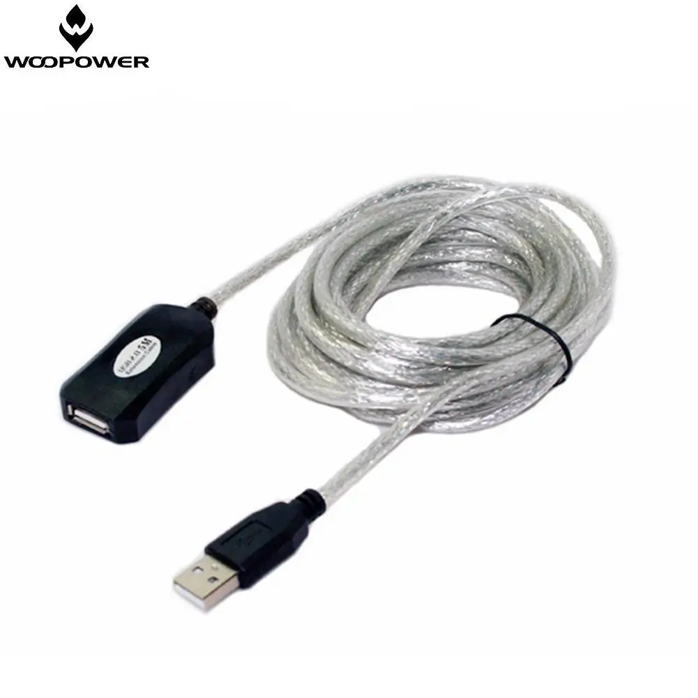 

USB2.0 Cable 5M Active Extension Repeater Cable Adapter with Chip USB Cable High Quality #08