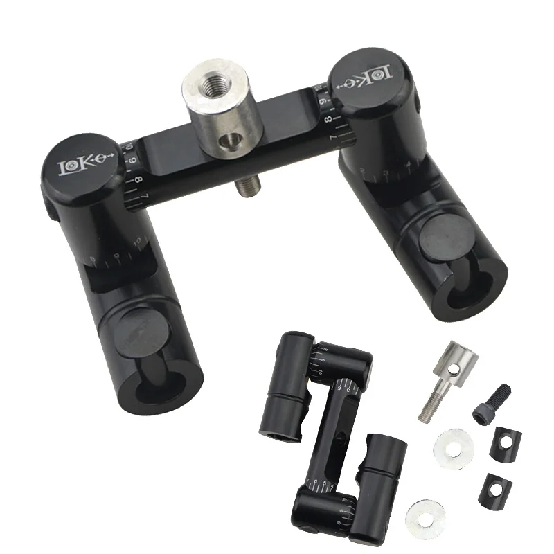 

1 pc Archery Bow Balance Rod Competition Stabilizer V bar Connector Quick Disconnect V-Bar Mount Quick Compound Recurve Bow