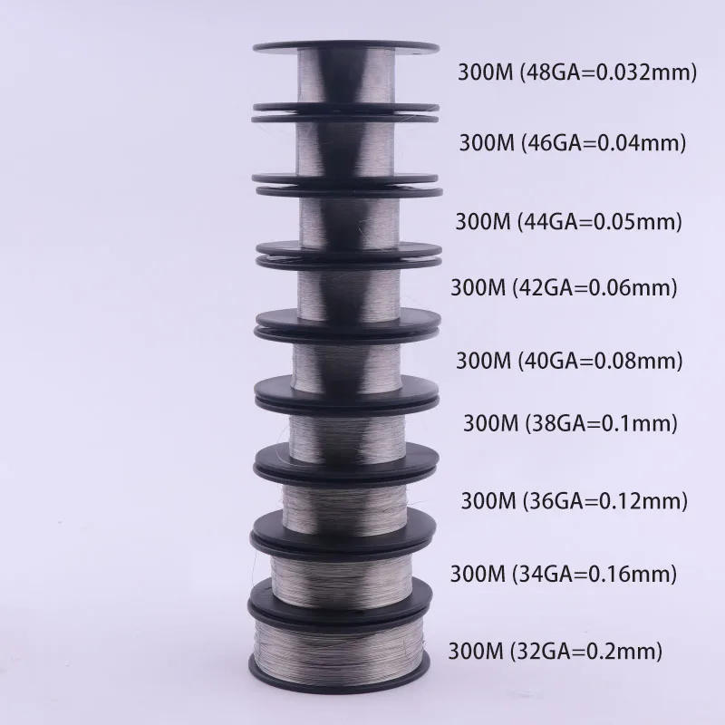 XFKM 300 м/1000 футов никель хромовый 80 a1 ss316l 32ga 48ga проволочный провод сопротивления
