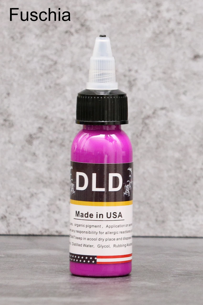 

USA Natural Pure Plant Tattoo Pigment Permanent Makeup 1oz Bottle 30ML Tattoos Ink Pigment For Body Professional Beauty Art