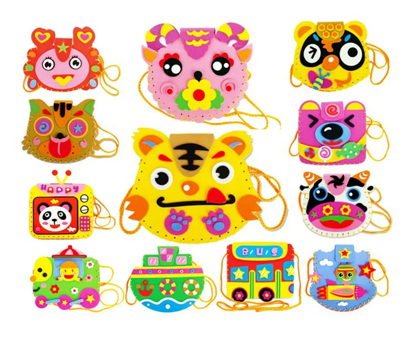 Jardim de Infância Happyxuan Projetos Lote Crianças Faça Você Mesmo Art Craft Kits Grupo Brinquedo Educativo Espuma Eva Adesivos Artesanal Criativa Meninas Presente 8 - 18 High Quality Brinquedos e hobbies