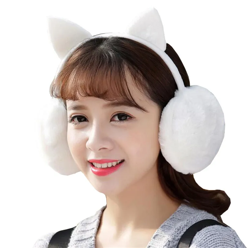 Buy Winter Warm Earmuffs Faux Fur Ear Muffs Cute Cat